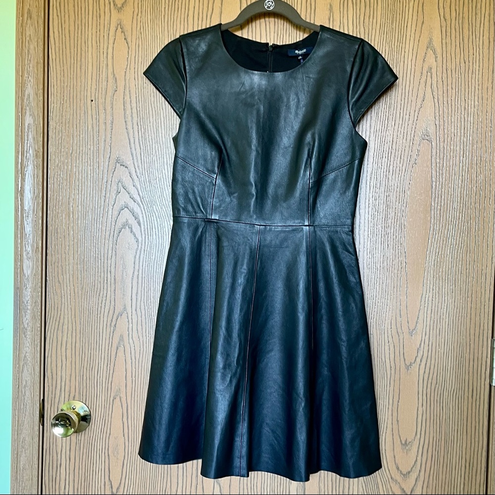 NWT Madewell Leather Dress Sz 2